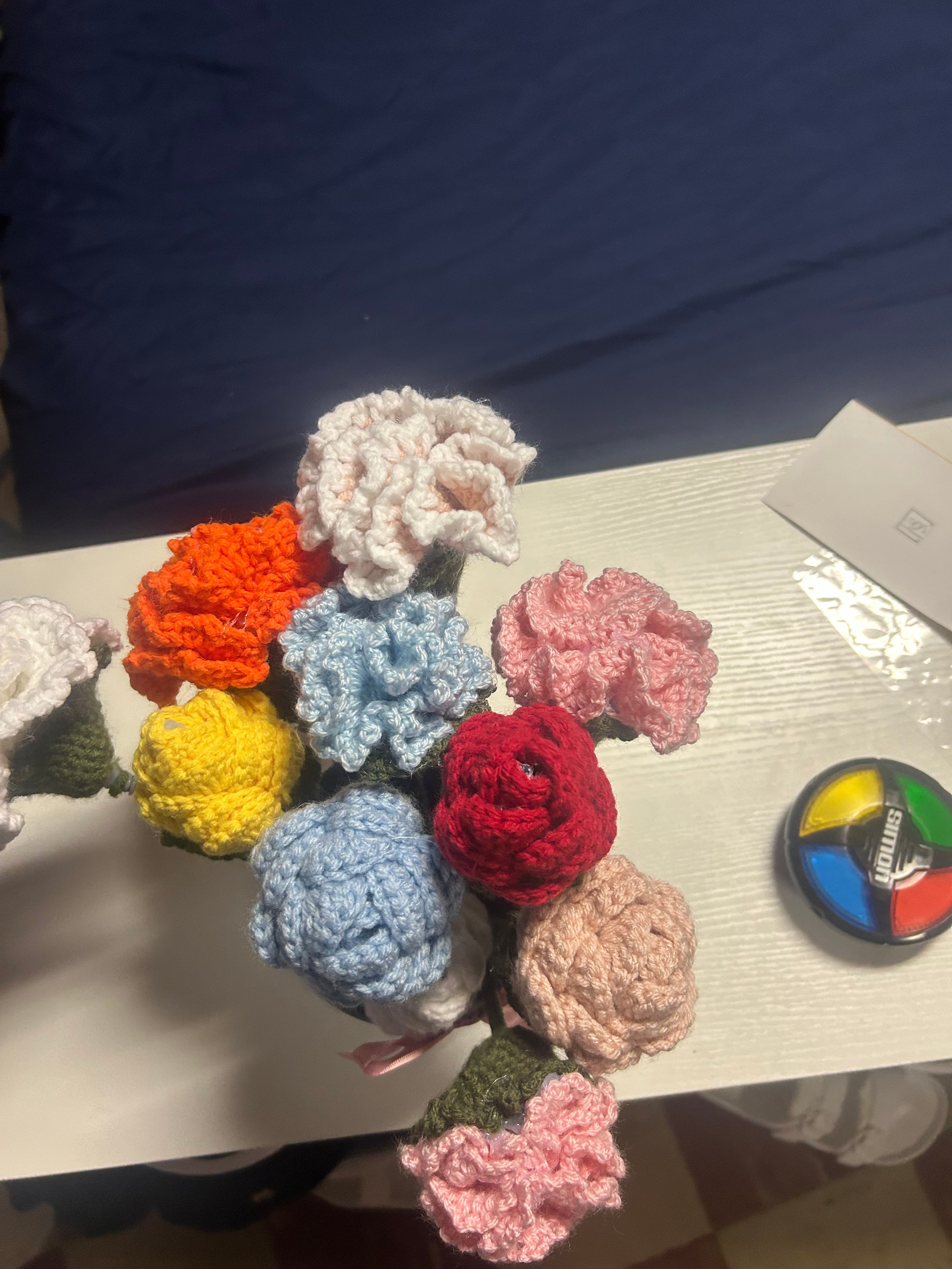Rose and carnations flower bouquet