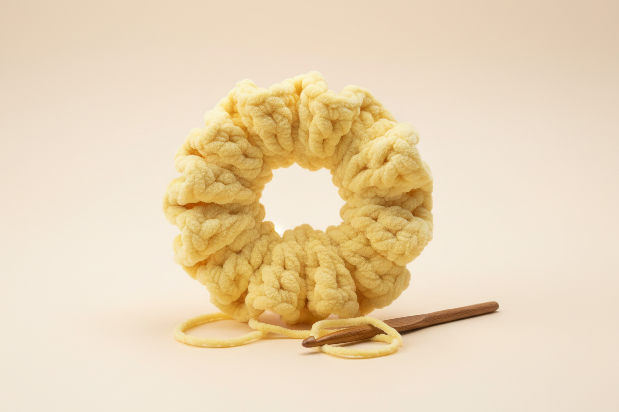 Yellow scrunches
