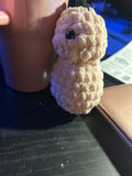 Mini crochet dinosaur