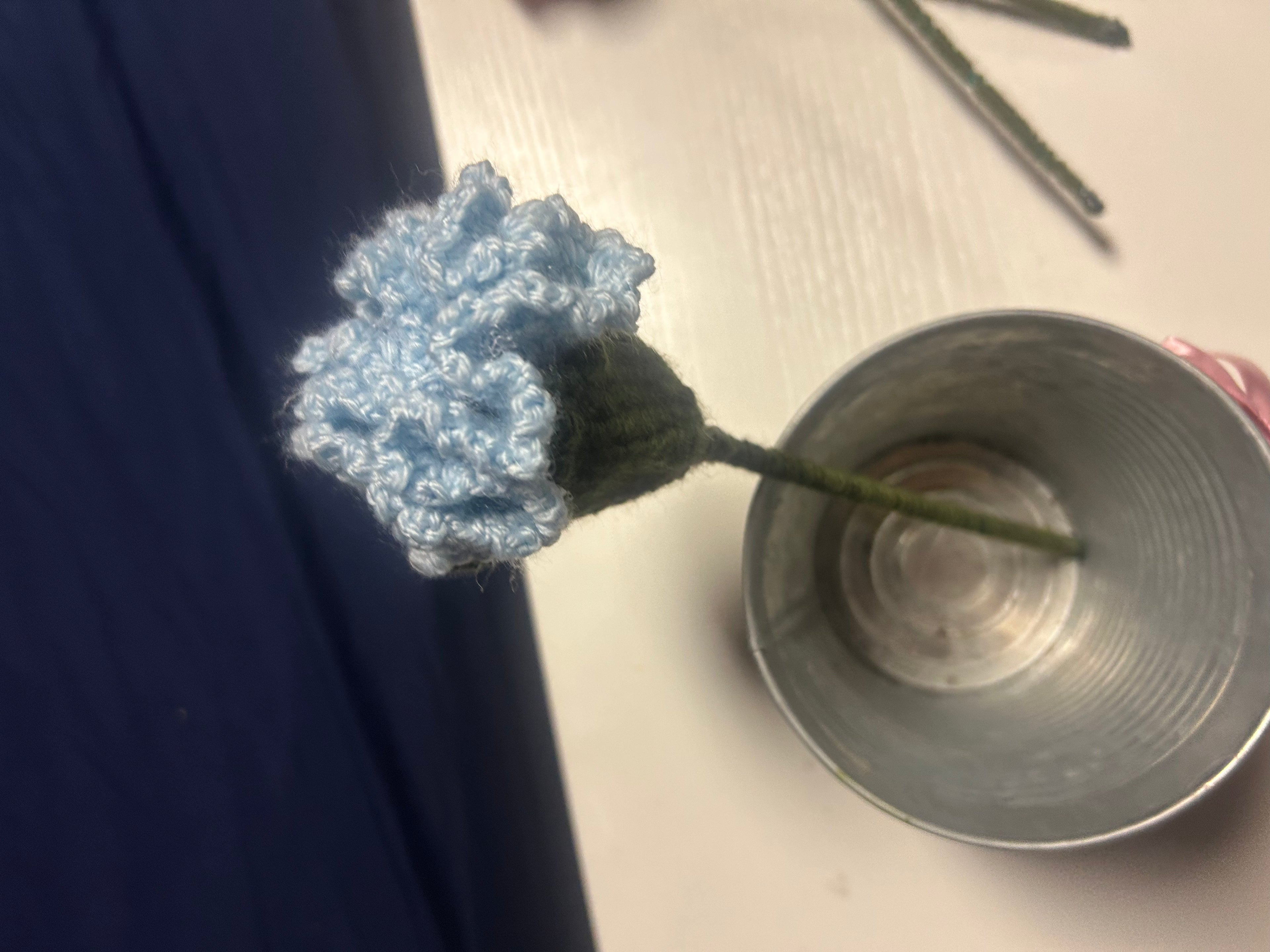 Blue carnations